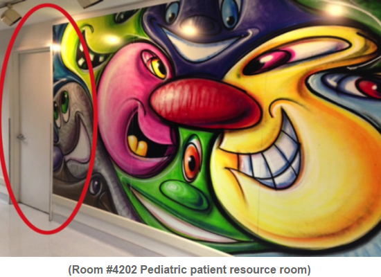 pediatric patient resource room