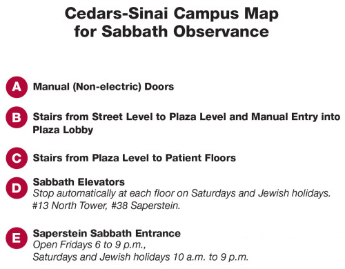 cedars sinai map
